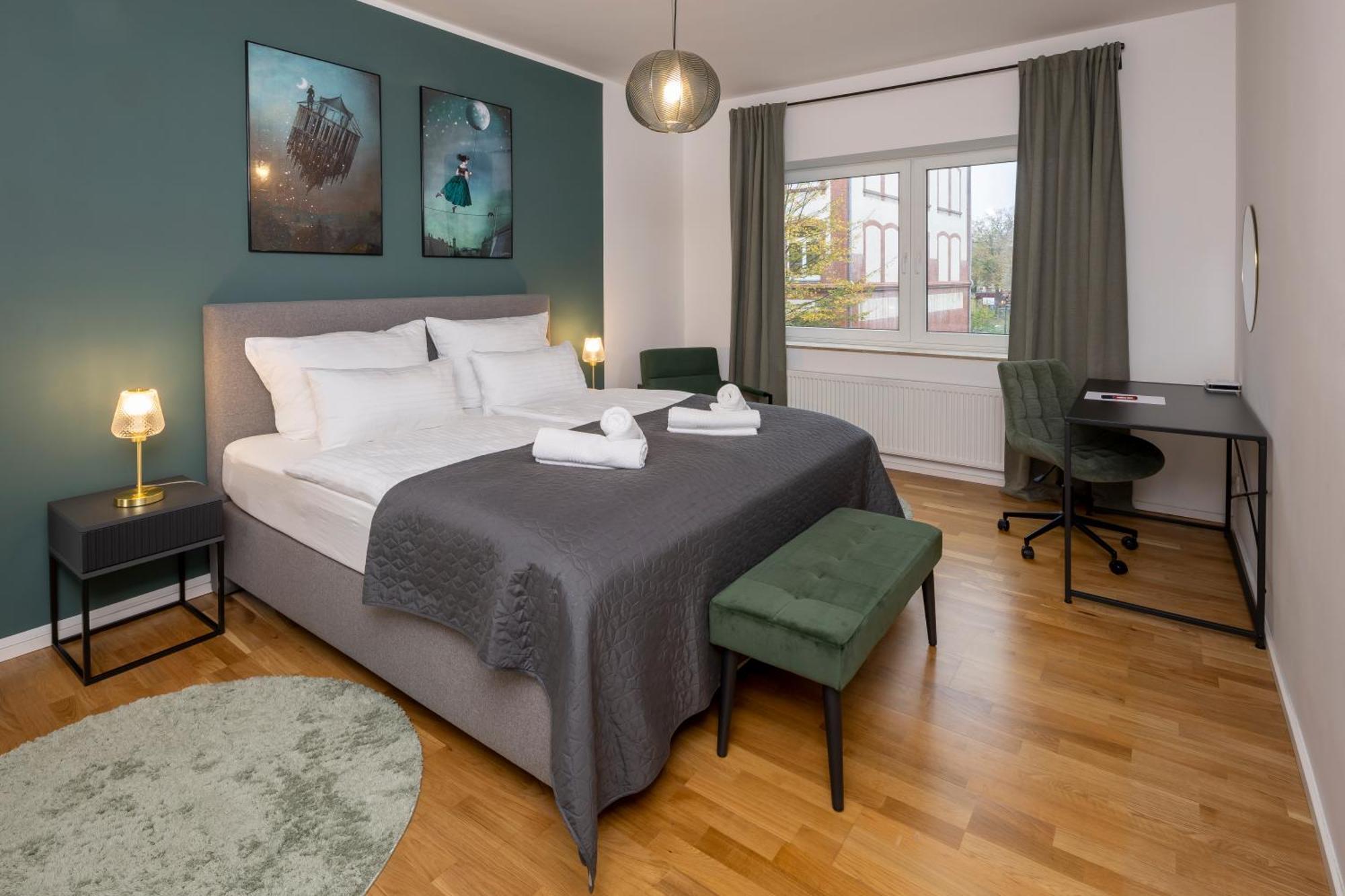 Olive Apartments - 2X Kingsize Betten - Sehr Zentral Leverkusen Exteriér fotografie